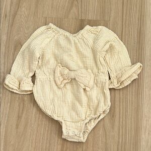 Cream Kids One Piece